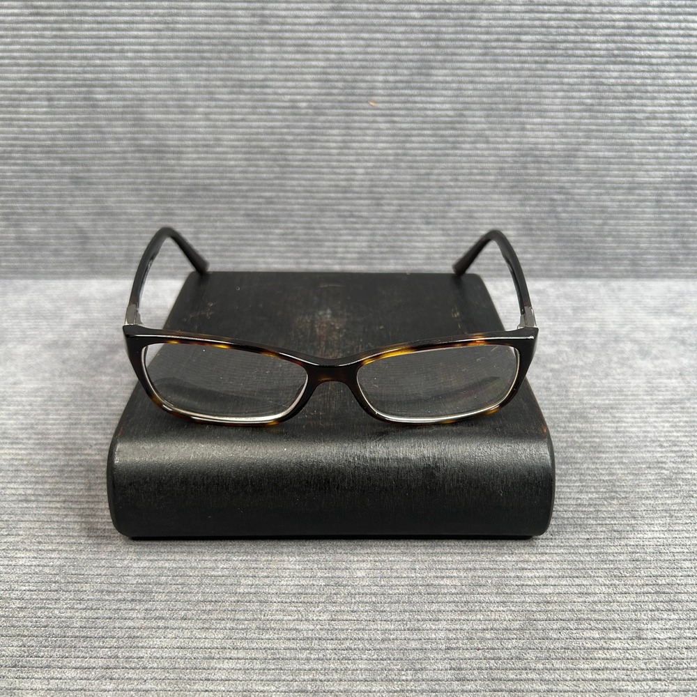Gucci GG 1634 RT7 Tortoise Rectangular Y2k Eyeglasses Frames Italy 52-16-140